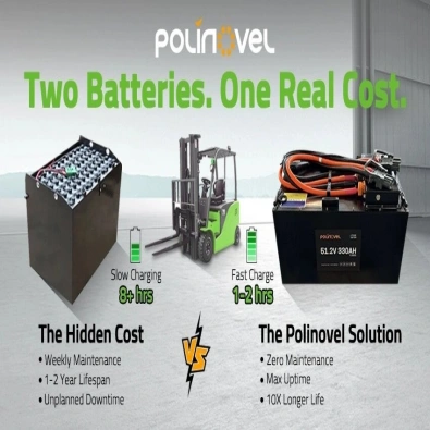 Piopta la Batteria acida vs Ion Ion per i forcari